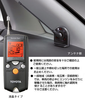 Remote start (liquid crystal picture type multiplex imobi)/remote start [F/K substance] (liquid crystal picture type multiplex imobi)