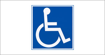 Disabled person sticker