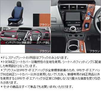 Interior set (type H) (for 3 line seat cars (Brown)) Dress rise seat (set item (1,2nd line business Brown) (3rd line business black))/Color DOS itchy panel (Brown)/interior panel (set item (Brown))(Primer)